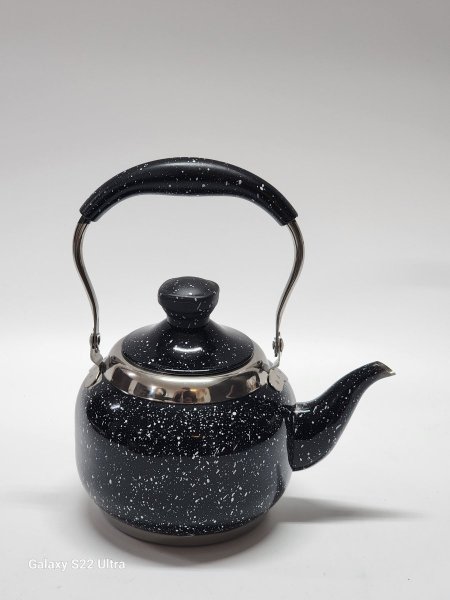 ابريق شاي جرانيت مع مصفاة