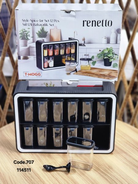 طقم ستاند بهارات أكريلك /12 مع معالق