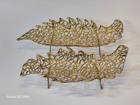 جاط فواكه معدن مشبك لون نحاسي /2