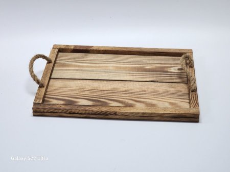 صينية خشب يد خيش