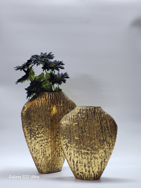 مزهرية معدن نحاسي