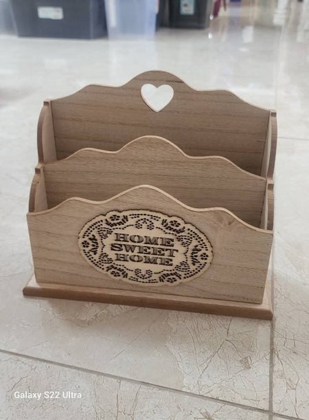 حمالة معالق خشب