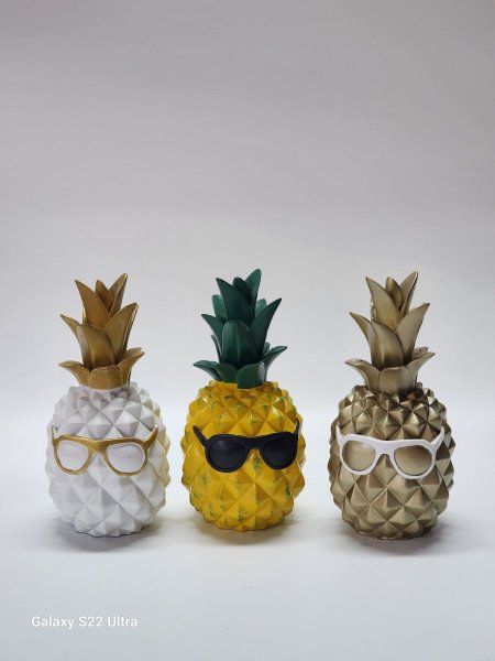 تحفة أناناس مع نظارة