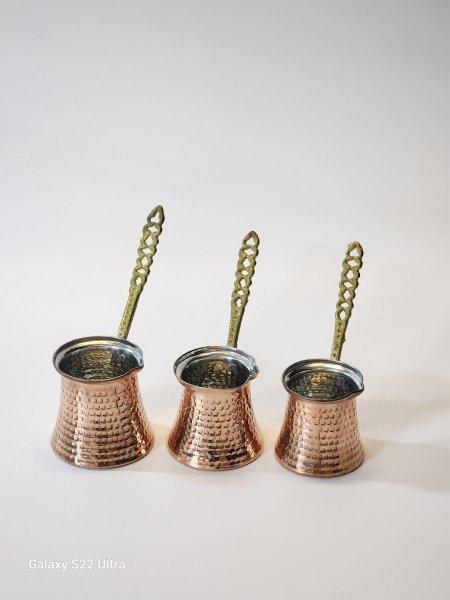 طقم 3 غلايات نحاس تركي