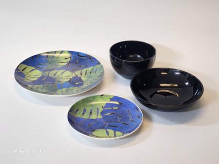 طقم صحون 24قطعة مرسم