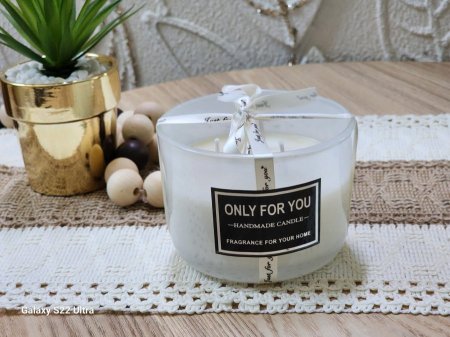 كاسة شمع مع ريحة