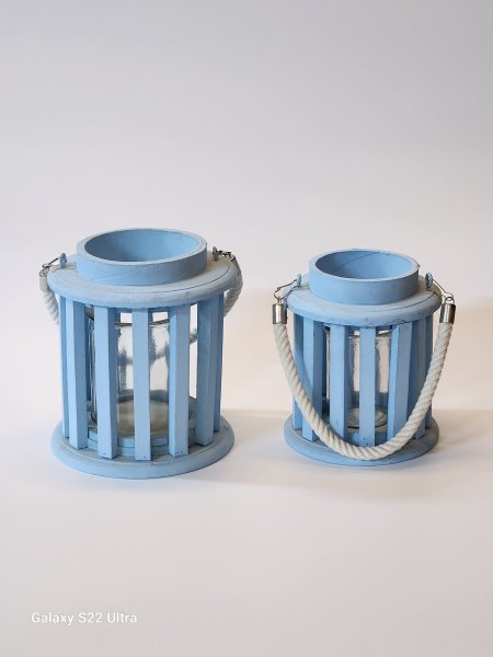 طقم قنديل حجر لون ازرق /2