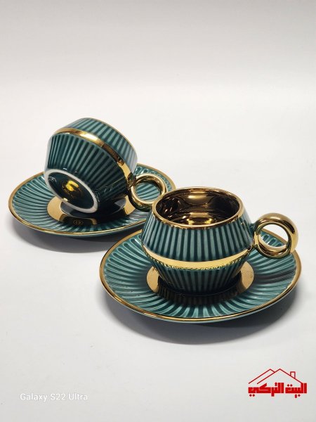 فناجين ملون محزز /12