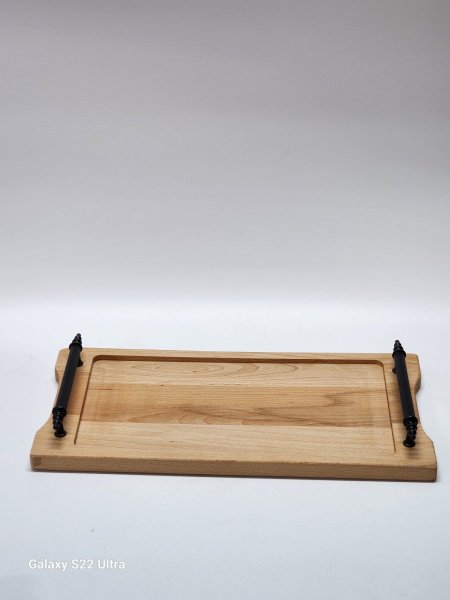 صينية خشب يد اسود