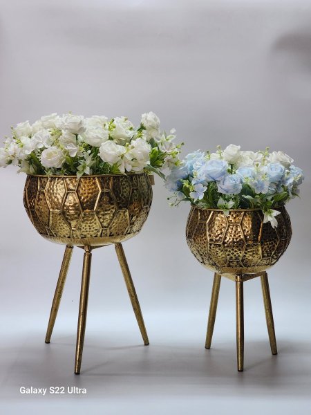 طقم قوار معدن لون نحاسي