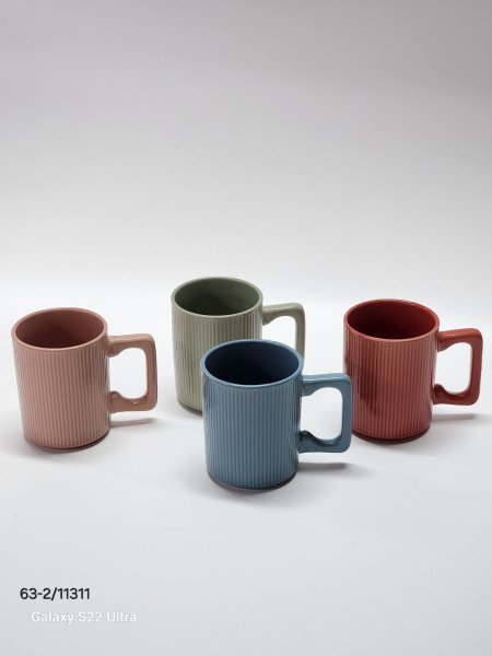 ماج بورسلان ملون محزز