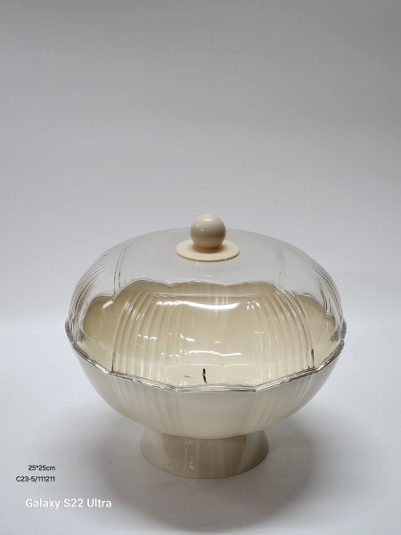 جاط أكريلك مجور مع غطاء25*25سم