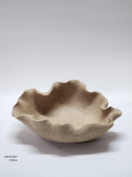 جاط تقديم حجر لون بيج 31*22سم