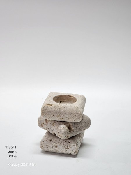 شمعدان حجر 9*9سم