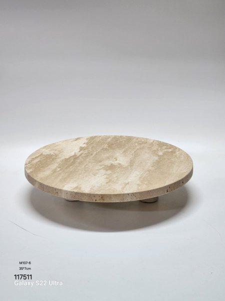 صينية ديكور حجر مع ارجل 35*7سم