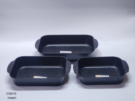 طقم  3 دباسي جرانيت مستطيل