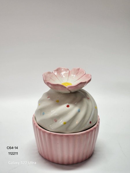 سكرية كاندي بورسلان شكل وردة