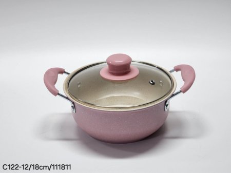 طنجرة جرانيت يد سيلكون 18cm