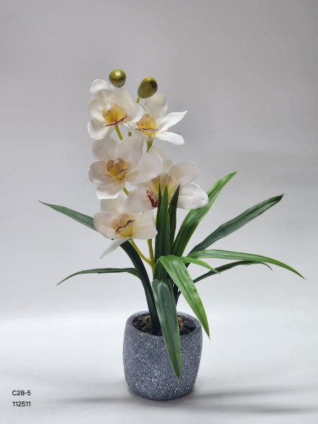 باقة ورد ملون قوار حجر 47سم