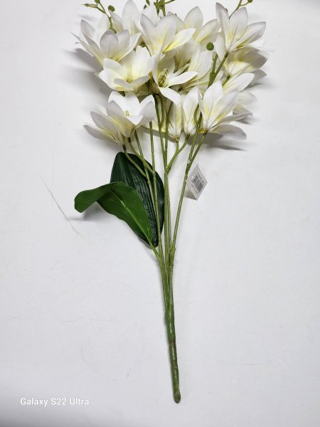 ضمة ورد تنسيق ابيض