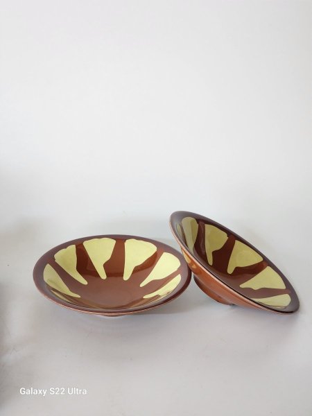 صحن ميلامين عدد 3 للفول والحمص