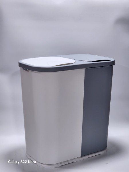 سلة غسيل بلاستيك مقوى ثنائية