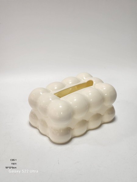 علبة محارم ببلز بلاستيك 18*12*9سم