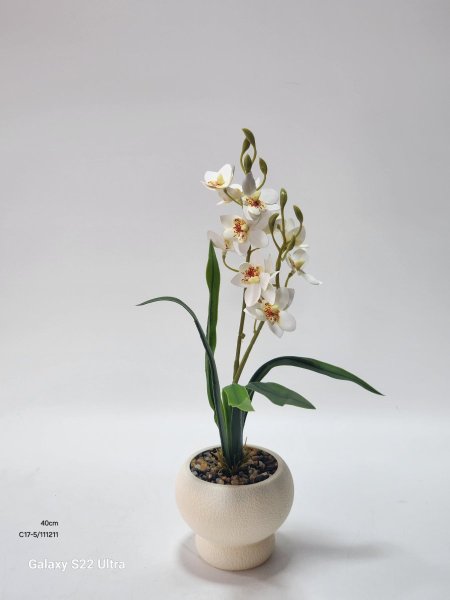 باقة ورد قوار بلاستيك مقوى 40سم