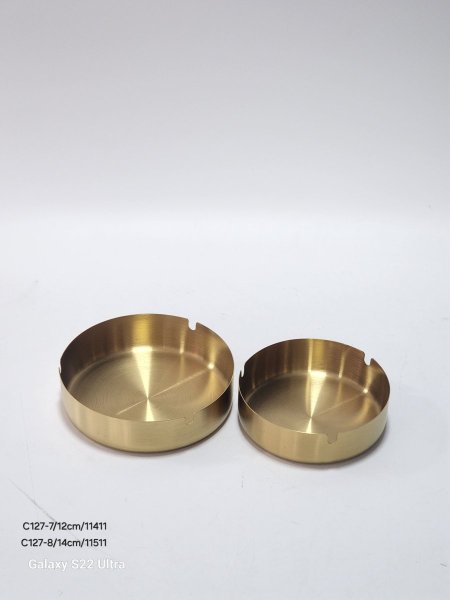 مكتة ستانلس لون ذهبي