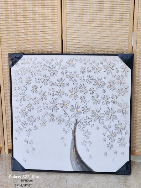 برواز رسم بالمعجون البارز 80*80سم