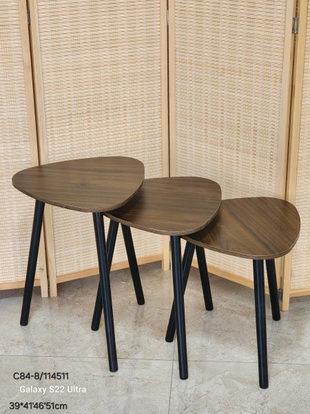 طقم 3 سكملات خشب رجل  خشب