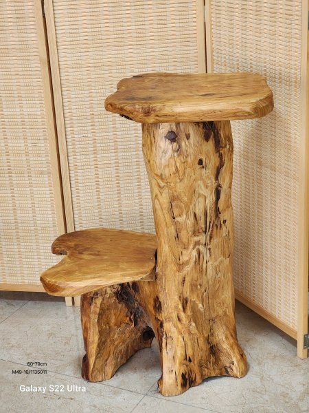 ستاند خشب طبيعي 60*79سم