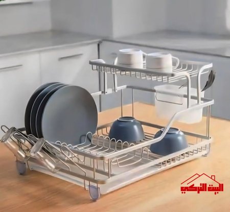 مشك صحون ألمنيوم طبقة ونص 46*35*27.5سم