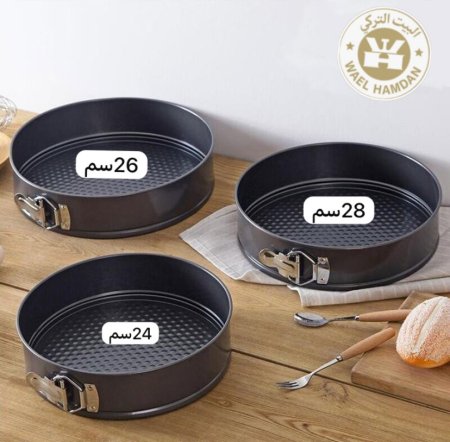 طقم قوالب تشيز كيك تيڤال بأحجام مختلف