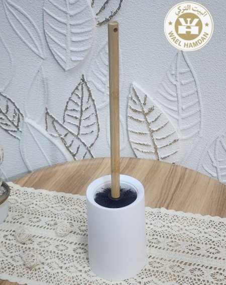 فرشاة مرحاض بلاستيك ويد خشب