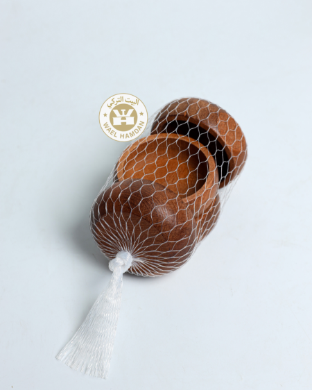 صحون خشب 4 قطع 10cm