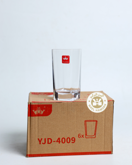 كاسات عصير كرستال شفاف/6