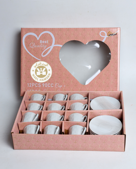 طقم فناجين قهوة 12+12