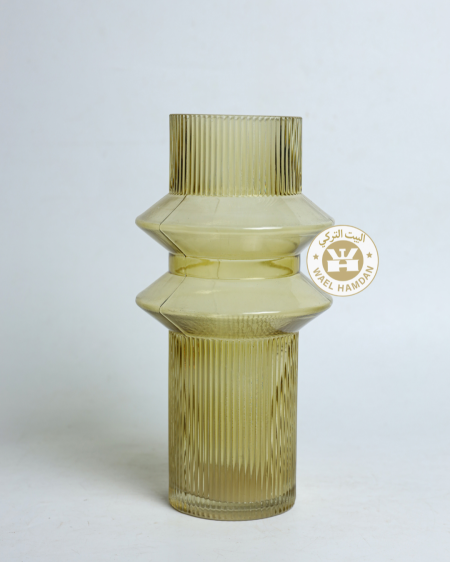 مزهرية كرستال ملونة