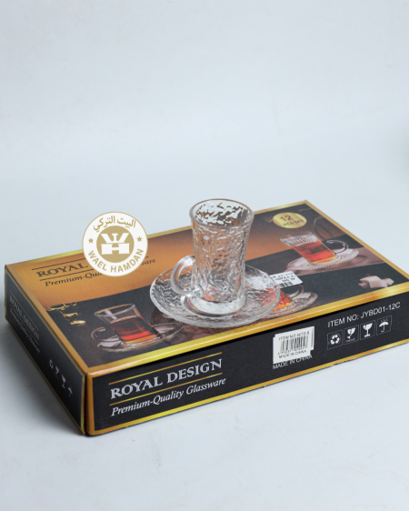 كاسات شاي مع صحون 6+ 6