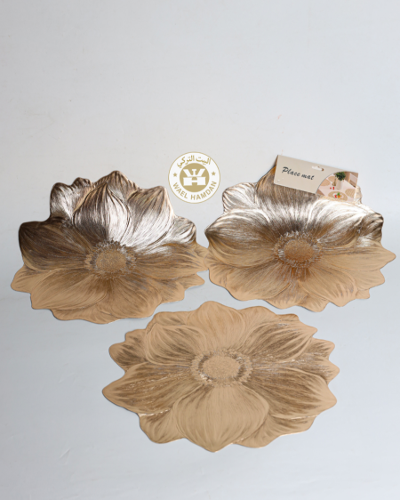 كوستر عدد 3 شكل وردة