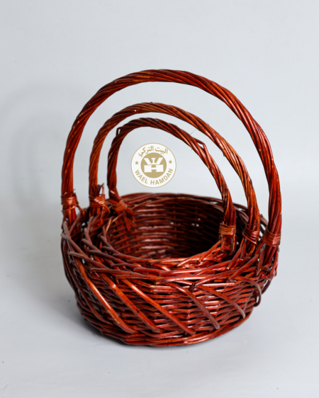 طقم سلة قش 3 قطع