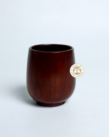 كاسة خشبية بامبو ثقيل