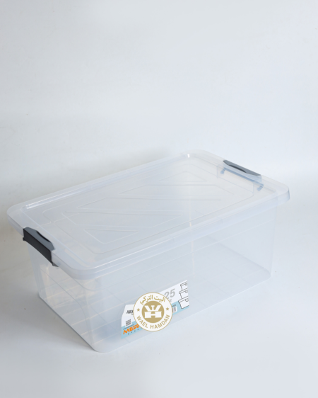 علبة حافظة طعام تبروير مستطيل مع غطا 25لتر