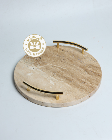 صينية ديكور رخام ثقيل