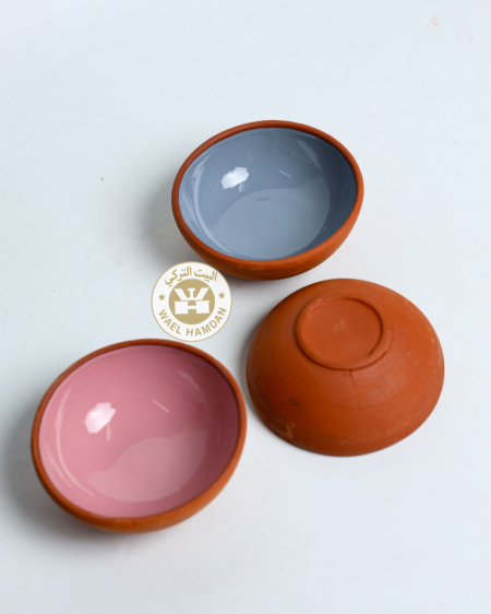 صحون فخار ملون عدد 3