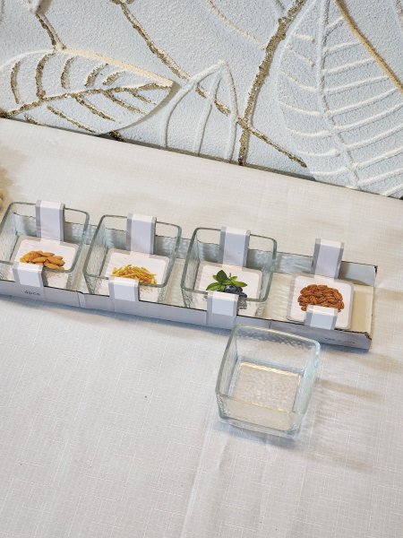 صحون مكسرات مربع عدد4