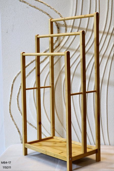 ستاند بشاكير خشب بامبو