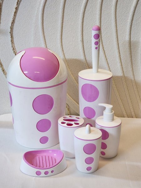 طقم حمام ملون 6قطع