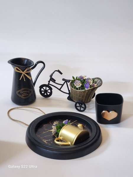 طقم تحف بلاستيك4قطع